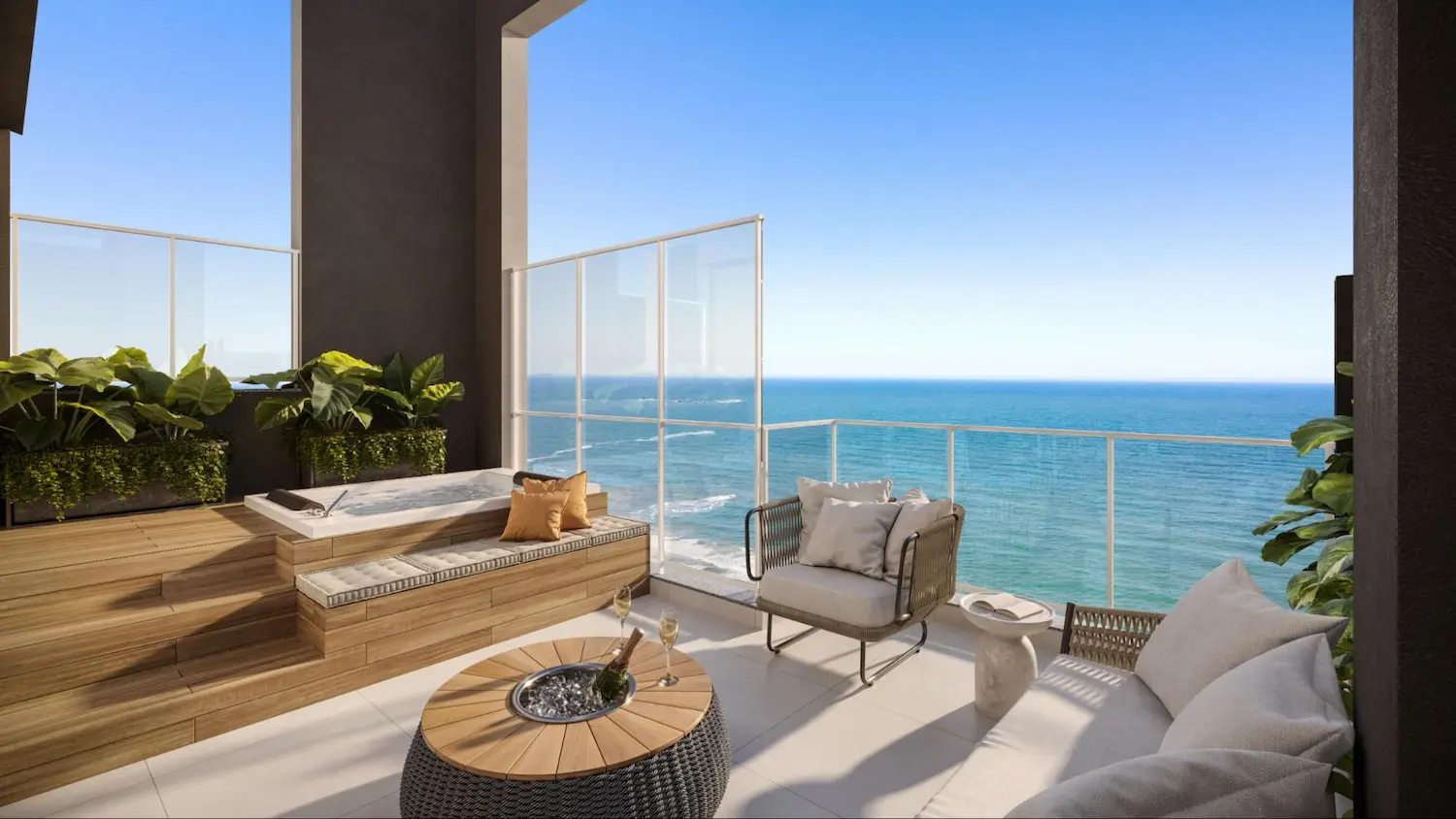 Sacada da cobertura do Orla da Barra